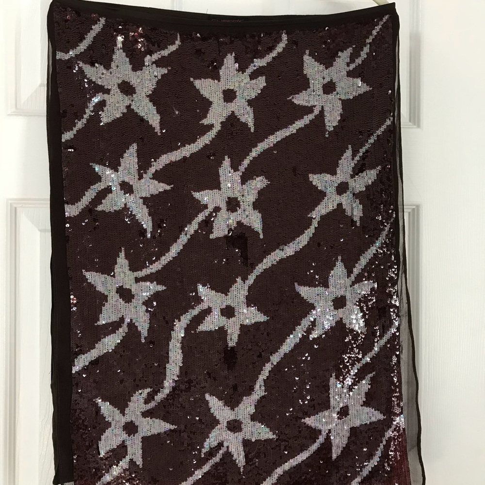 Viscose poly sequin skirt from Custo Barcelona.